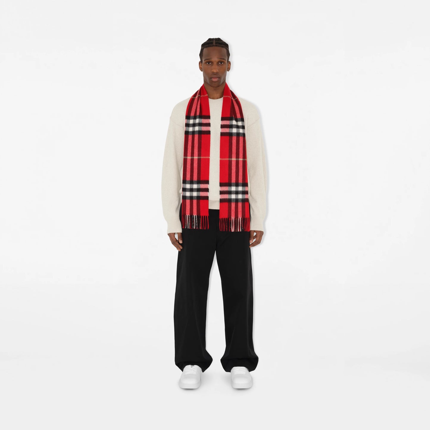 Check Cashmere Scarf by Burberry