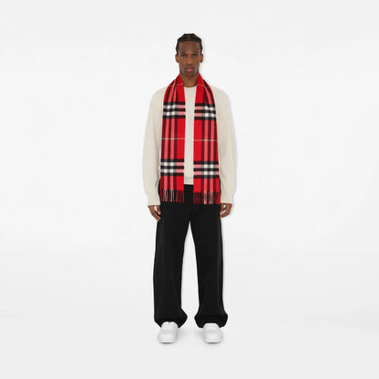 Check Cashmere Scarf by Burberry