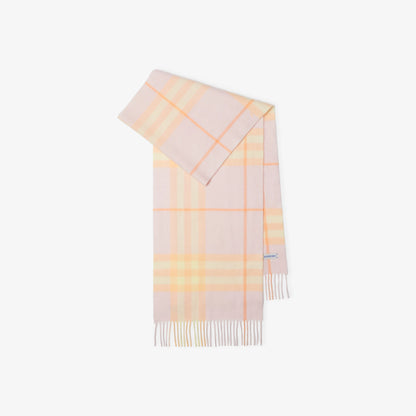 Check Cashmere Scarf by Burberry