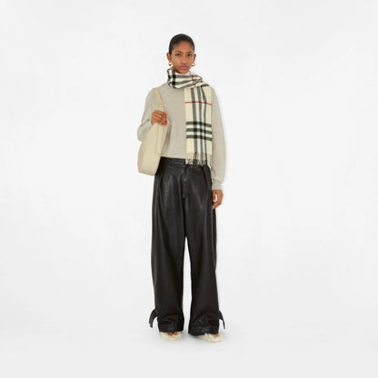 Check Cashmere Scarf by Burberry