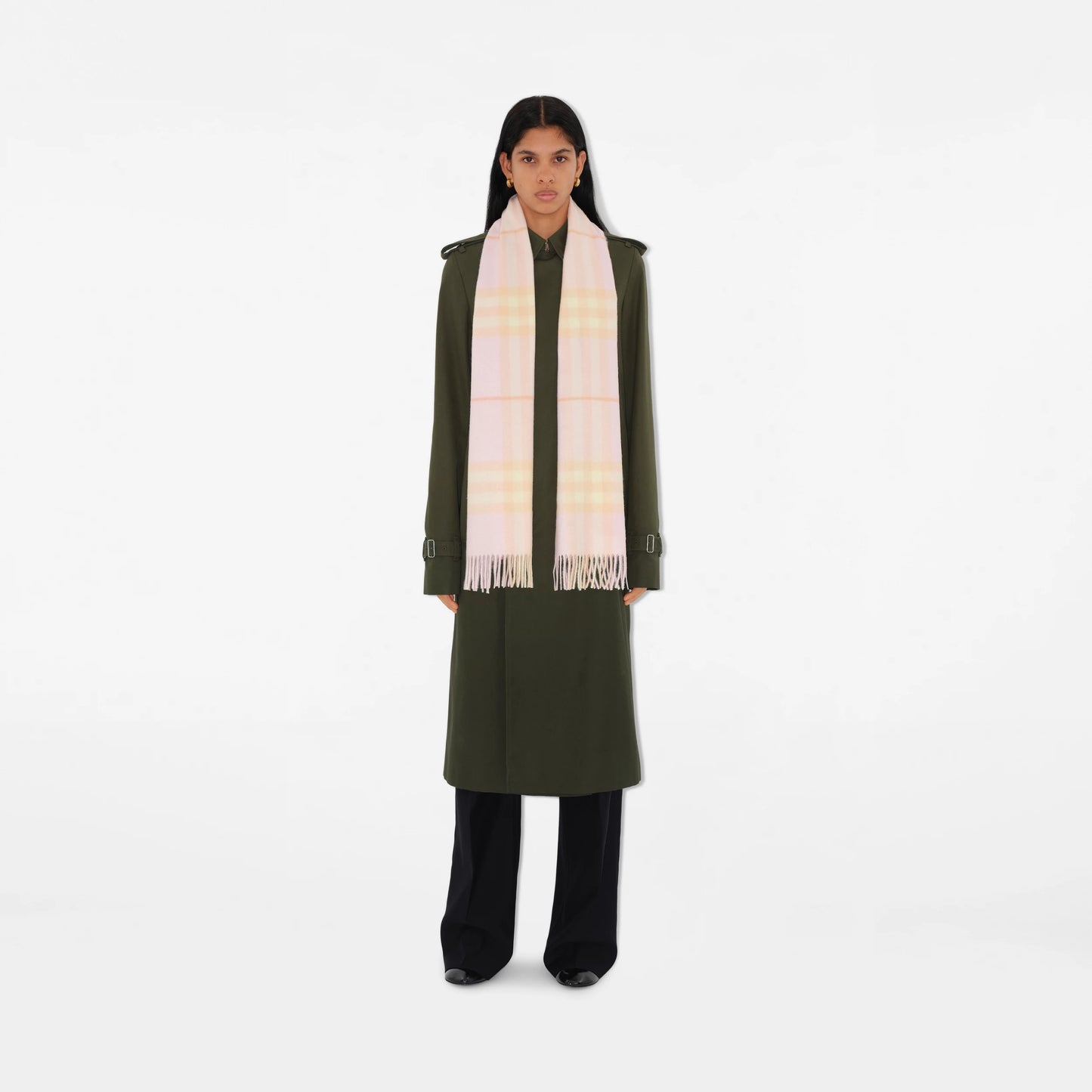 Check Cashmere Scarf by Burberry