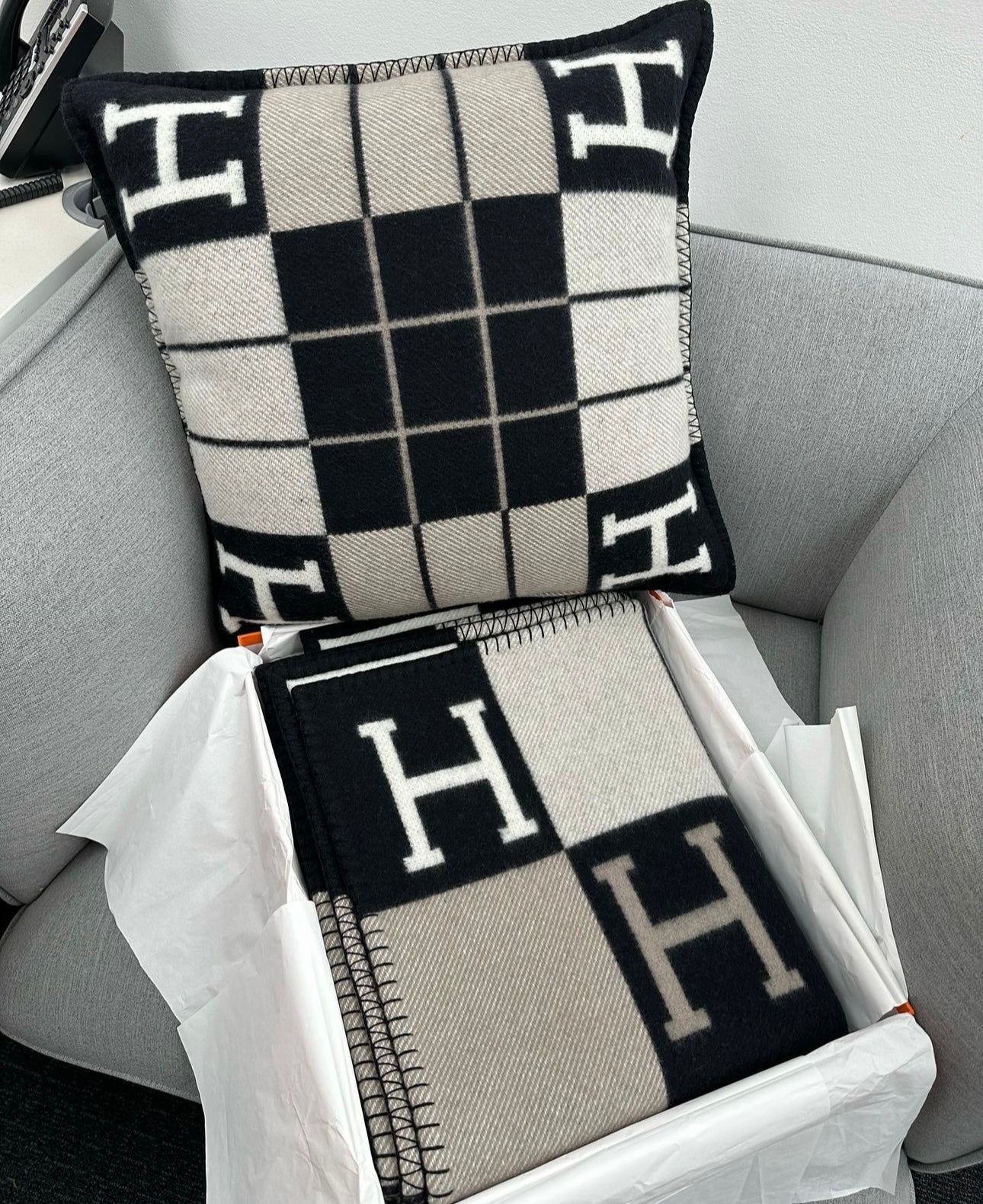 AVALON THROW BLANKET by HERMES LuxeLabel